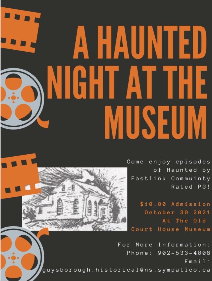 Poster about Haunted Museum Event on October 30